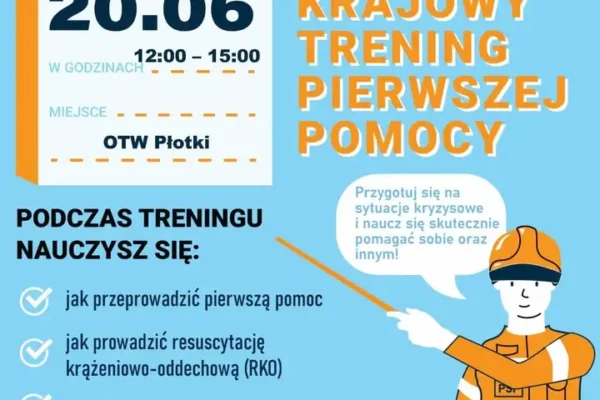 Krajowy Trening Pierwszej Pomocy w Pile – bezpłatne warsztaty dla mieszkańców