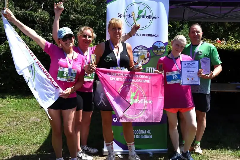 XXVIII Bieg Bohaterów Krajny i Rajd Nordic Walking w Białośliwiu – sukces zawodników Sportico