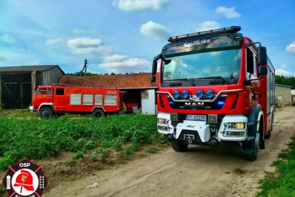Trzy interwencje OSP Białośliwie w ostatnich dniach