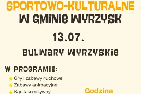 Wakacje Sportowo-Kulturalne w Gminie Wyrzysk – start 13 lipca