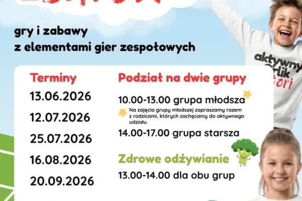 Weekendowa Akademia Aktywności na Orliku w Krajence – bezpłatne zajęcia dla dzieci