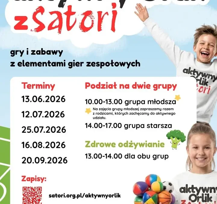 Weekendowa Akademia Aktywności na Orliku w Krajence – bezpłatne zajęcia dla dzieci