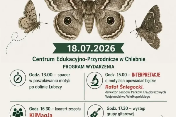 Nocne motyle i rodzinna atmosfera w Chlebnie – zaproszenie na wyjątkowe wydarzenie