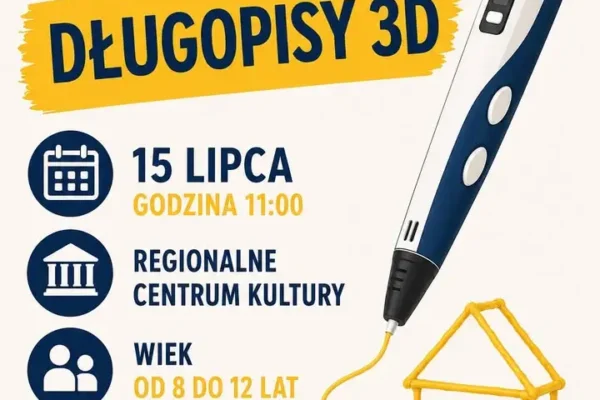Warsztaty z długopisami 3D w RCK – twórcza zabawa dla dzieci