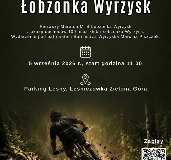Pierwszy Maraton MTB Łobzonka Wyrzysk – święto kolarstwa górskiego 5 września