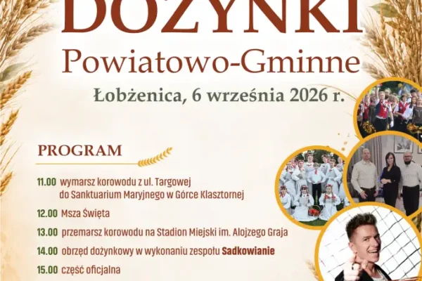 Powiatowo-Gminne Dożynki w Łobżenicy – święto plonów już wkrótce