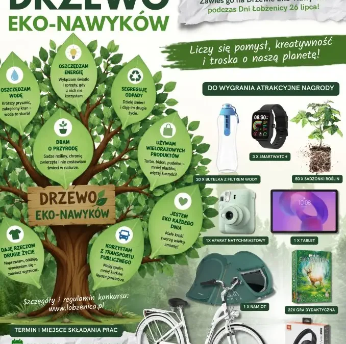 Konkurs ekologiczny podczas Dni Łobżenicy – wygraj rower i inne nagrody