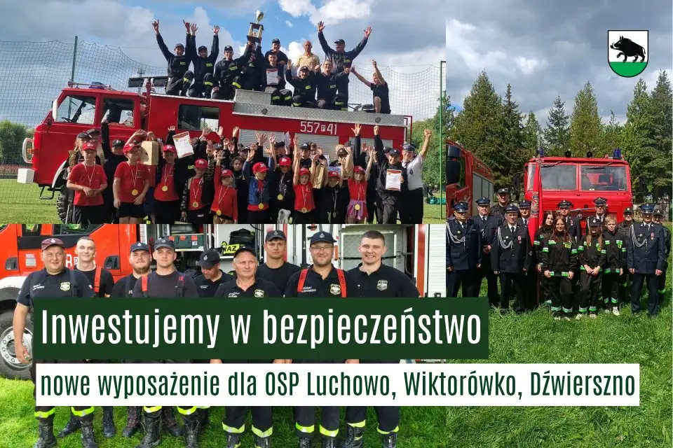 Gmina Łobżenica przekazała dotacje dla OSP na nowy sprzęt