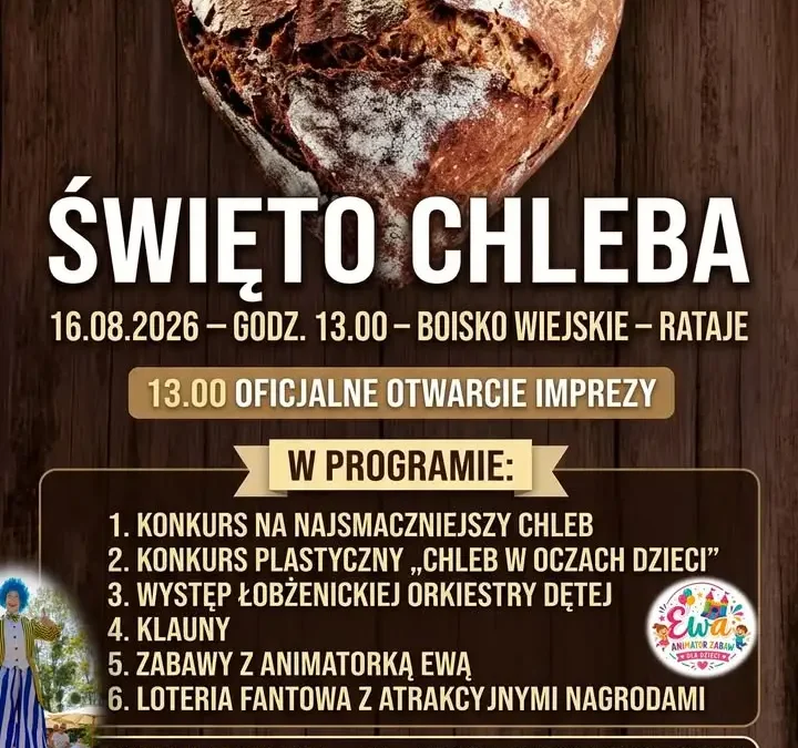 Święto Chleba w Ratajach – rodzinne popołudnie pełne atrakcji