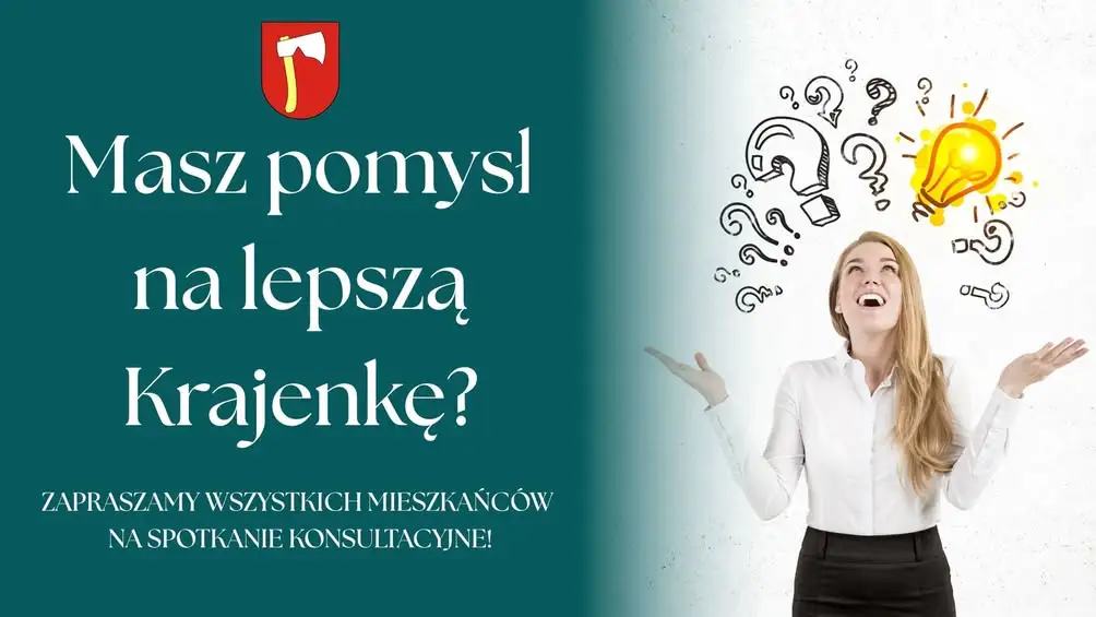 Dziś o 16:30 konsultacje w sprawie rewitalizacji w Krajence