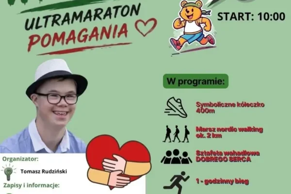 4. Wielki Wyrzyski Ultramaraton Pomagania – biegną dla Kacpra