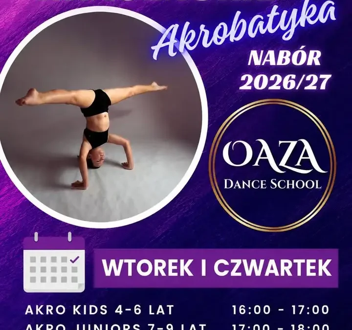 Nabór uzupełniający do grup akrobatycznych OAZA w Miasteczku Krajeńskim