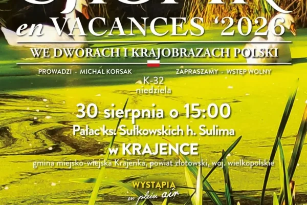 Koncert Chopina w Krajence: Muzyka w Pałacu Sułkowskich