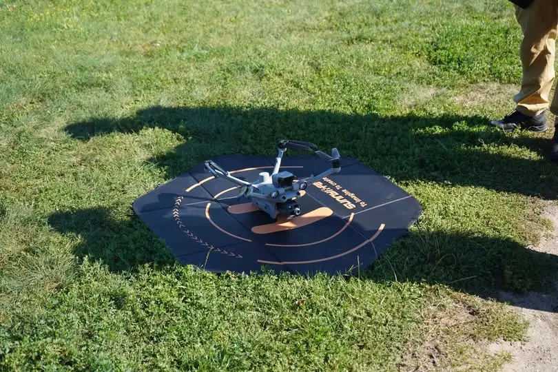 Strażacy z Piły ćwiczyli z dronami nad Zalewem Koszyckim