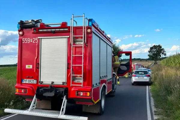 Fałszywy alarm i kolizja z drzewem – interwencje OSP Wyrzysk