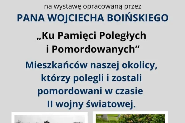 Wystawa w Miasteczku Krajeńskim dostępna przez cały wrzesień – poznaj historię jej bohaterów