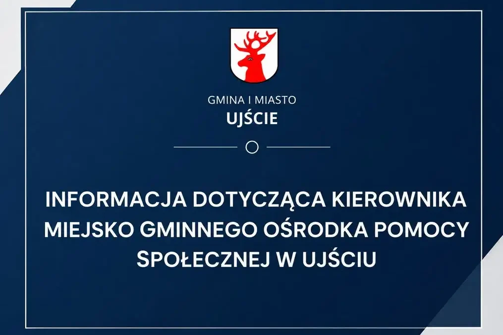 Kierownik MGOPS w Ujściu składa wypowiedzenie. Burmistrz zapewnia o ciągłości pracy