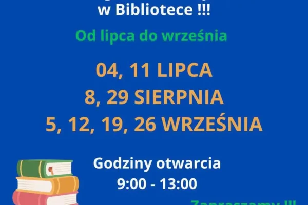 Sobota z Biblioteką w Miasteczku Krajeńskim – zapraszamy do czytelni