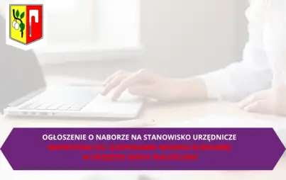 Gmina Białośliwie poszukuje inspektora ds. gospodarki wodno-ściekowej