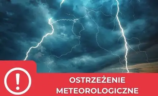 Ostrzeżenie IMGW: Burze nad powiatem pilskim – możliwy grad i silny wiatr