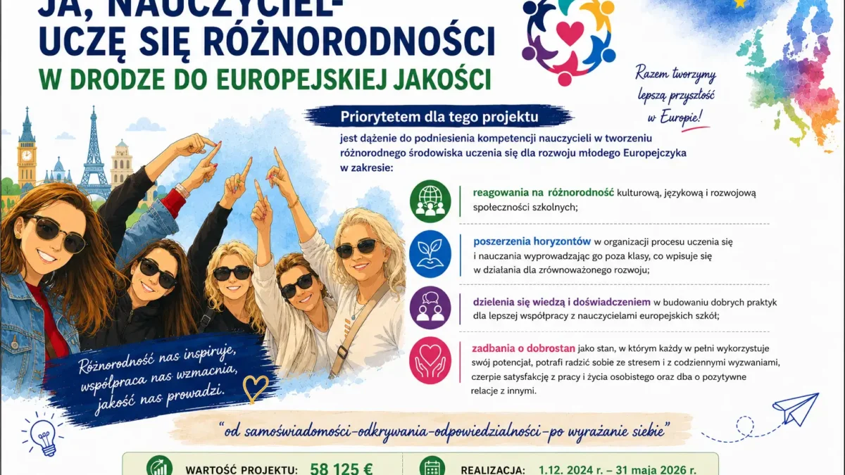 Erasmus+ w pilskiej „Dwójce”: nauczyciele podnoszą kwalifikacje w Europie