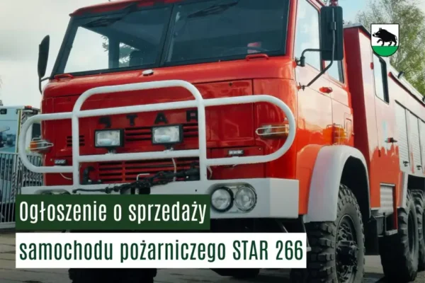 Gmina Łobżenica sprzeda strażackiego STAR-a 266. Cena wywoławcza 22 tys. zł