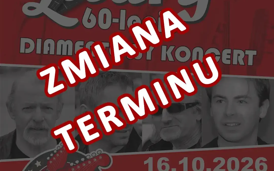 Koncert Czerwonych Gitarów przeniesiony na 3 listopada