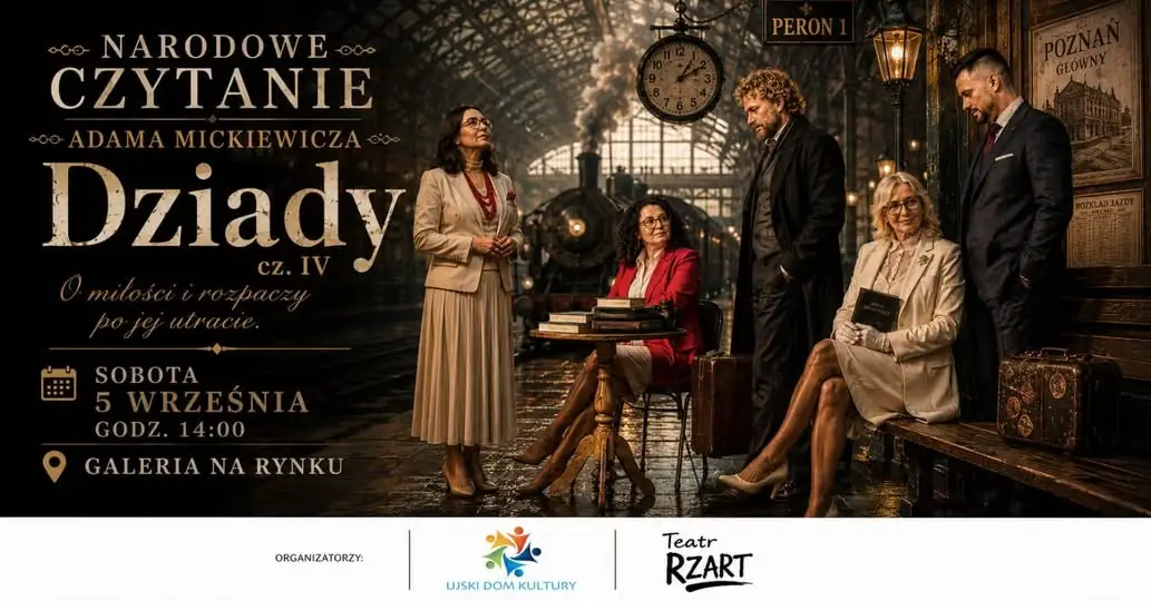 Narodowe Czytanie „Dziadów” w Galerii na Starym Rynku już w sobotę