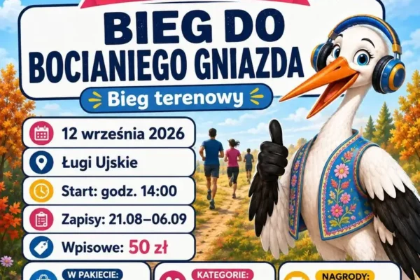 Ruszyły zapisy na Bieg do Bocianiego Gniazda – leśna trasa, rower do wygrania