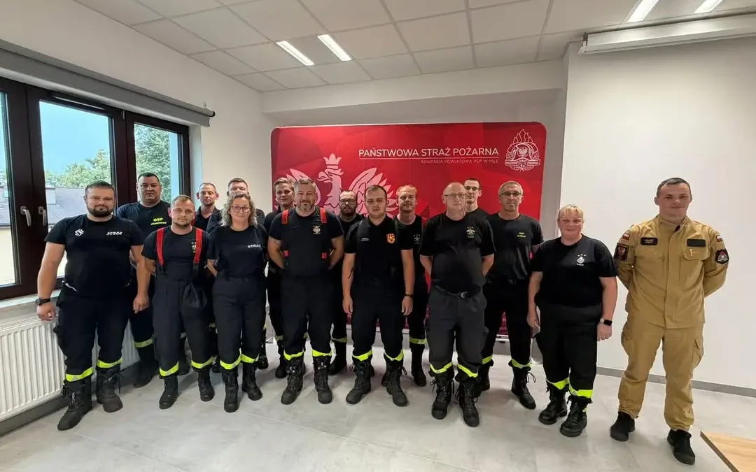Szkolenie dowódców OSP w Pile zakończone egzaminem