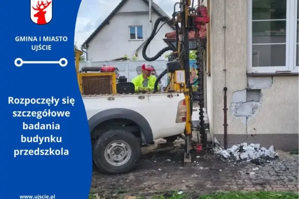 Gmina Ujście zleciła ekspertyzę techniczną budynku przedszkola