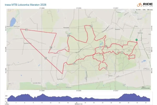 I Maraton MTB Łobzonka Wyrzysk już jutro! Start z parkingu przy Leśniczówce Zielona Góra