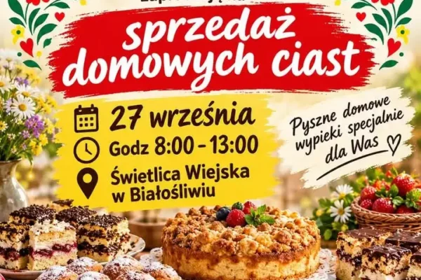 Trochę mąki, dużo serca – ciasta KGW wesprą Stellę Białośliwie