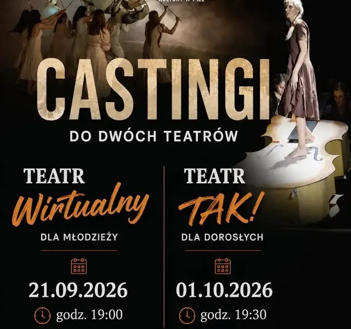 Castingi do teatrów w Regionalnym Centrum Kultury – zgłoś się już dziś!