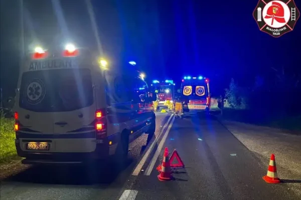 Zderzenie auta z hulajnogą w Nieżychowie. Jedna osoba ranna