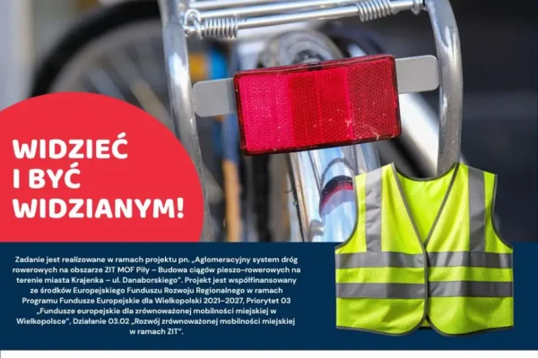 Bezpieczeństwo rowerzystów po zmroku — apel z Krajanki