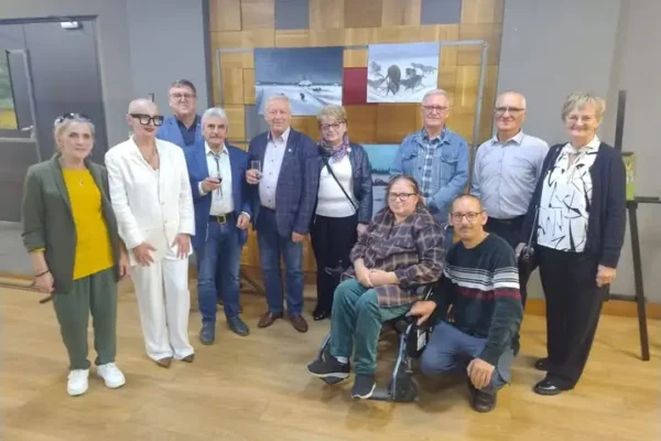 Wernisaż Huberta Orlińskiego w Nakielskim Ośrodku Kultury