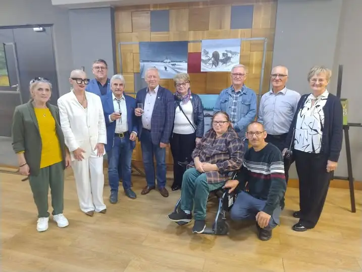 Wernisaż Huberta Orlińskiego w Nakielskim Ośrodku Kultury