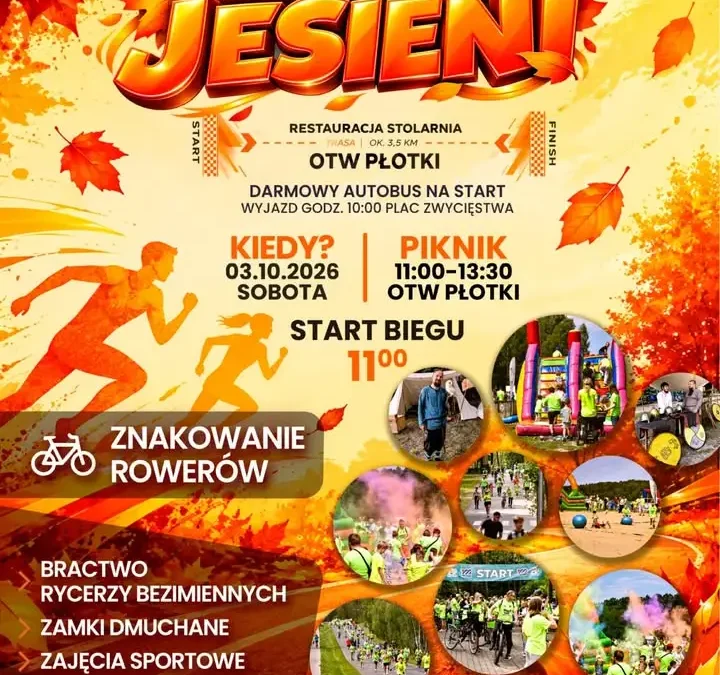 XX Bieg Jesieni w Pile – rodzinne święto sportu na Płotkach