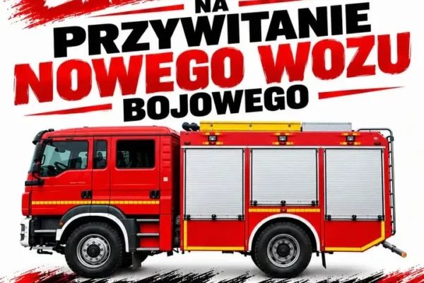 Nowy wóz bojowy w OSP Białośliwie – uroczyste powitanie już 29 września