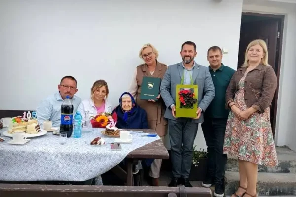 105. urodziny Pani Heleny Werner z gminy Łobżenica
