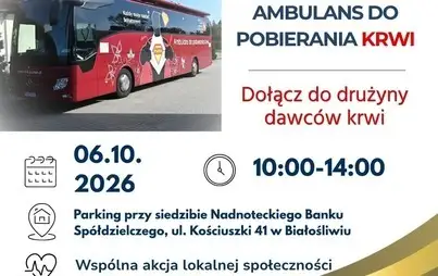 Akcja krwiodawstwa w Białośliwiu – 6 października 2026