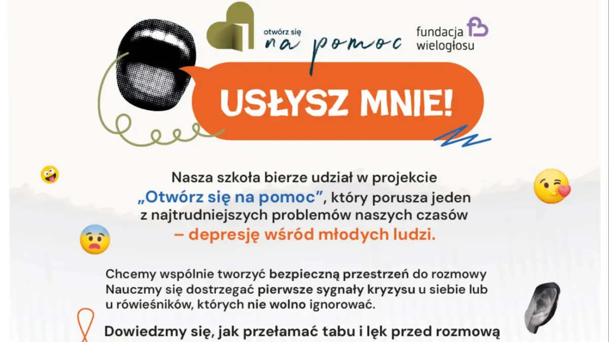 „Otwórz się na pomoc. Usłysz mnie!” – pilski MOPS promuje zdrowie psychiczne dzieci i młodzieży
