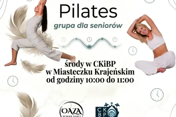 Pilates dla seniorów w Centrum Kultury w Miasteczku Krajeńskim – dzisiaj o 10:00