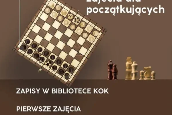 Szachy dla początkujących – nowe zajęcia w bibliotece. Zapisy już trwają