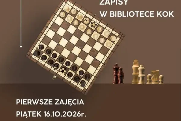 Szachy w bibliotece – zapisy na zajęcia bez ograniczeń wiekowych