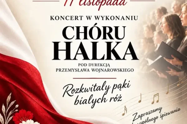 Koncert „Rozkwitały pąki białych róż” w Pile – wspólne śpiewanie pieśni patriotycznych