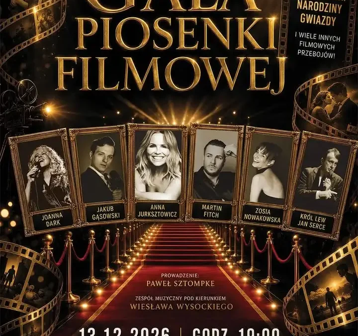 Gala Piosenki Filmowej w Pile – koncert już 13 grudnia