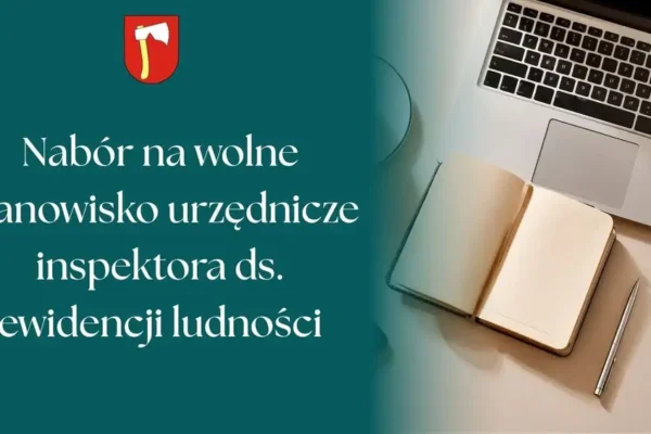 Krajenka szuka inspektora ds. ewidencji ludności – nabór trwa do 21 października