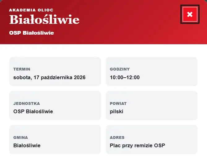 Krótki kurs mieszkańca w Białośliwiu – sobota, 17 października 2026